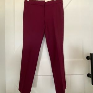 Maroon JCrew dress pants